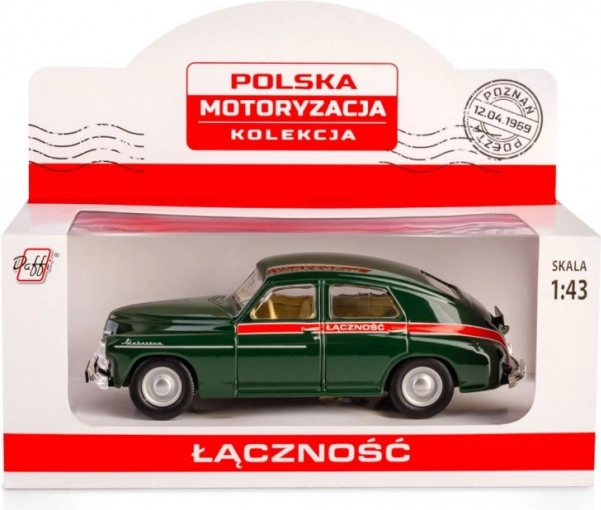 Model automobila Warszawa M-20 Łączność 1:43 die-cast