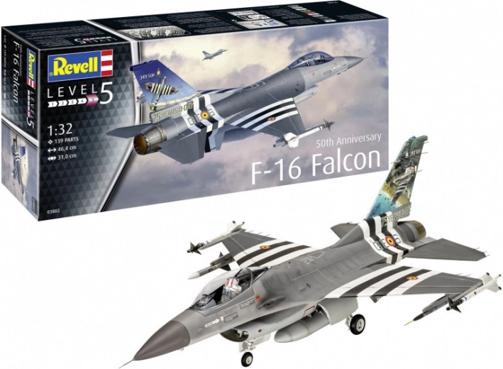 Plastični model aviona F-16 Falcon za 50. obljetnicu 1/32