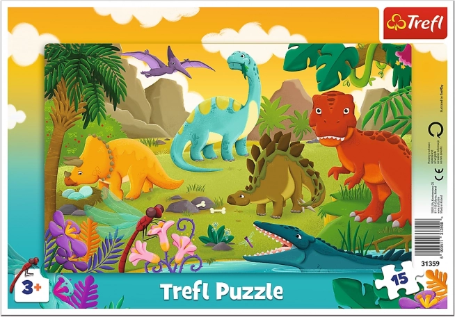Puzzle Dinosauri za Djecu 15 Komada
