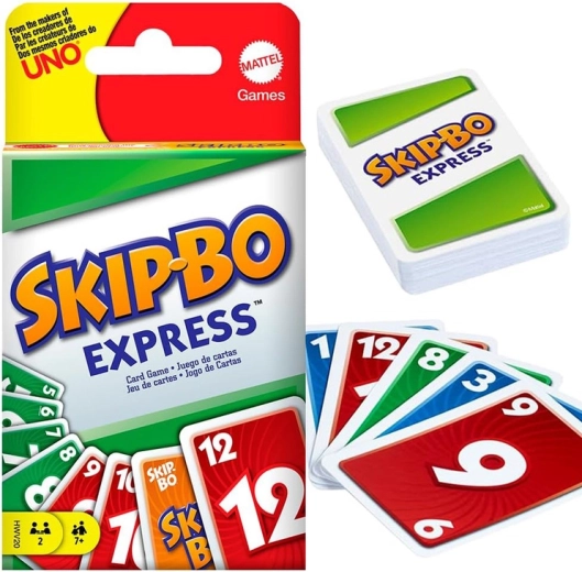 Mattel Skip-Bo Express – brza strateška kartaška igra