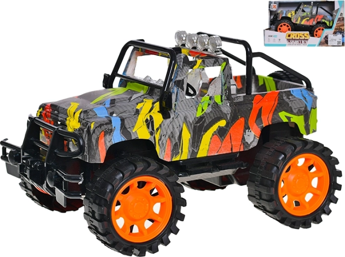 Jeep Graffiti 1:14 plastični terenski model sa zamašnjakom