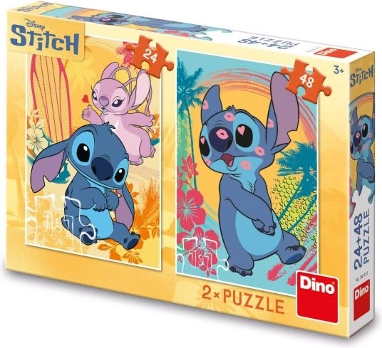 Zaljubljeni STITCH dječje puzzle 24 i 48 dijelova
