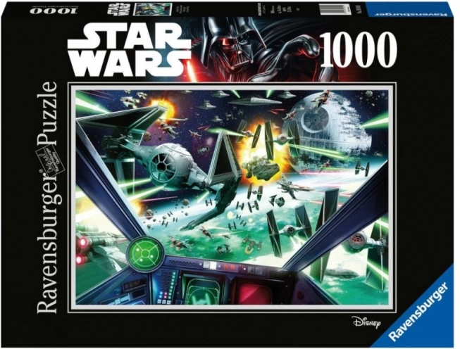 Ravensburger puzzle Star Wars: kokpit X-Winga 1000 dijelova