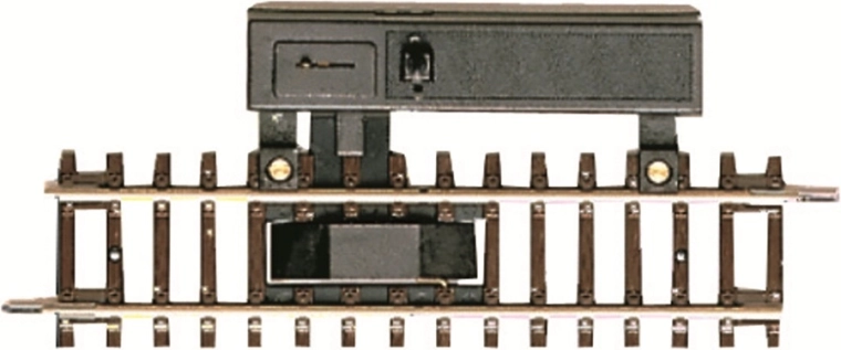 Roco straight track with electric uncoupler G1/2
