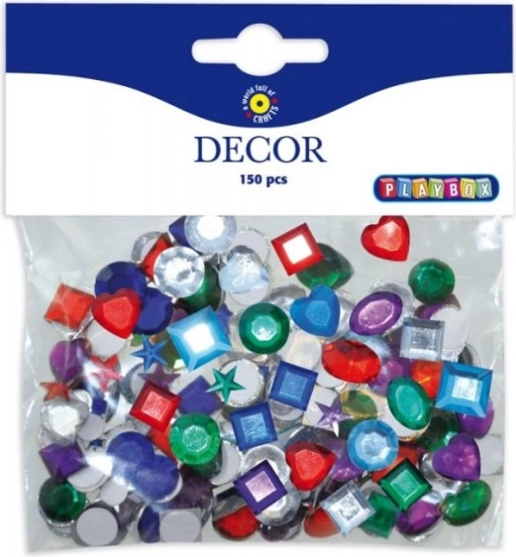Samoljepljivi kamenčići PLAYBOX za ukrašavanje