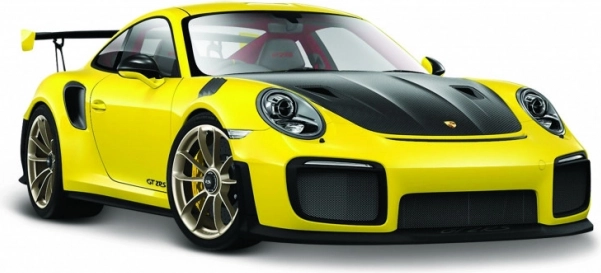 Metalni model Porsche 911 GT2 RS žuti 1:24