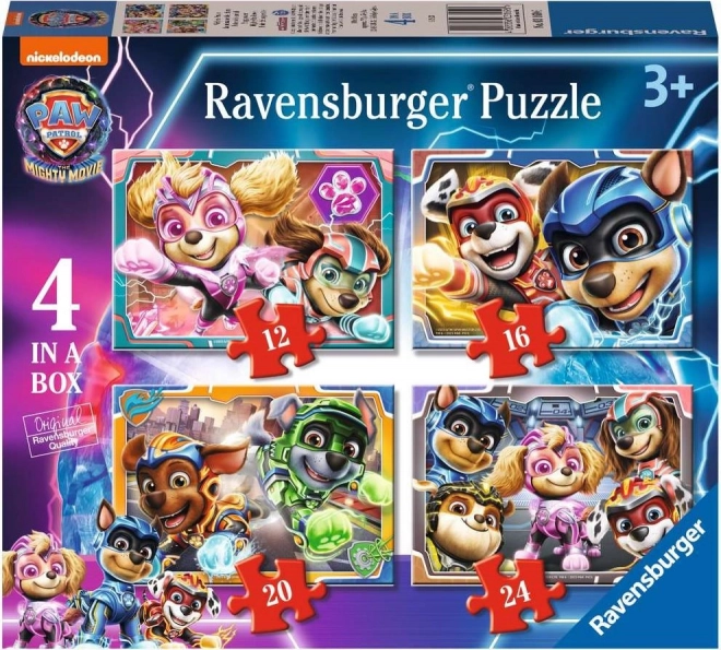 Ravensburger puzzle Psi patrola u velikom filmu 4u1 (12–24 dijelova)