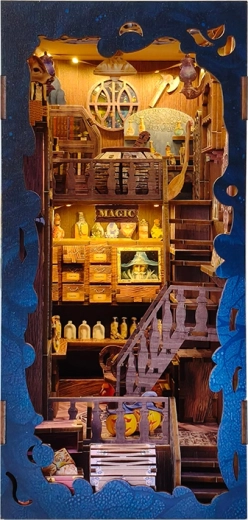 3D slagalica knjižni graničnik – čarobna knjižnica