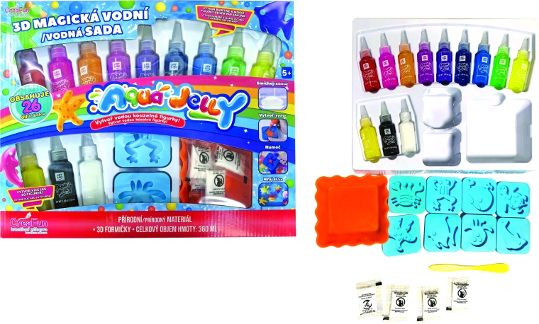 Aqua Jelly 3D čarobne figurice – veliki kreativni set