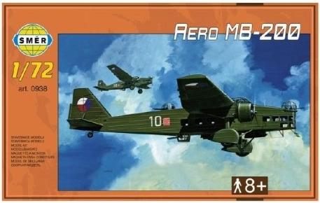 Model aviona Aero MB-200 u mjerilu 1:72