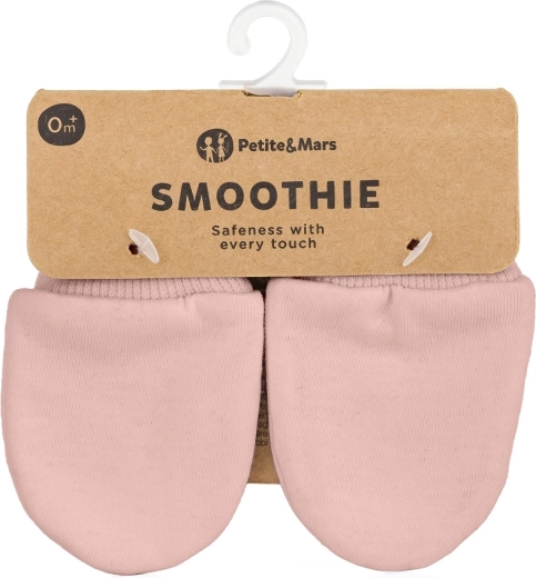 Petite&Mars rukavice za dojenčad Smoothie delicate pink
