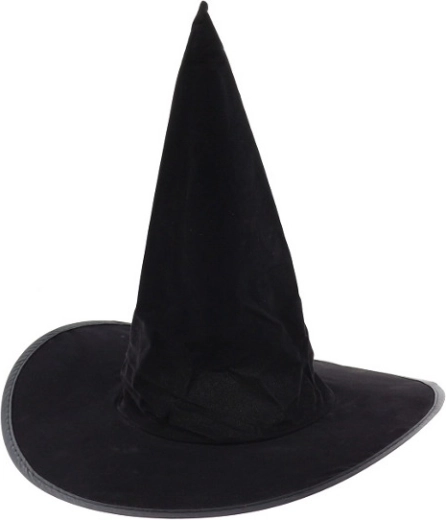 Children's flocked witch hat, size S