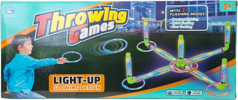LED Ring Toss Game