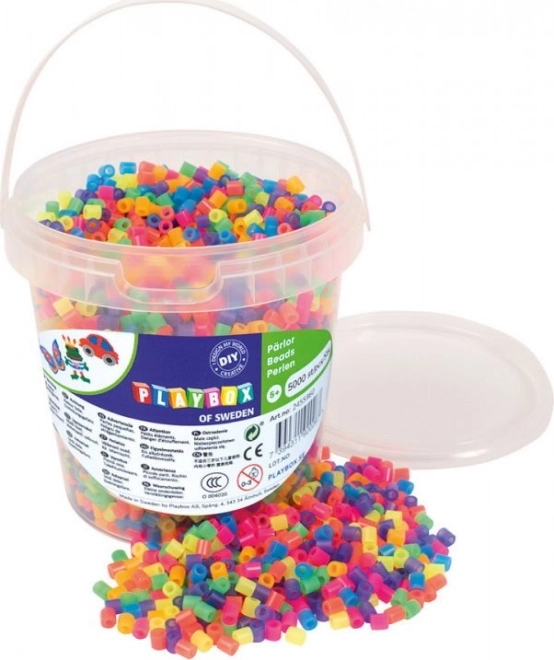 Peglice za peglanje u kantici neon 5000 kom