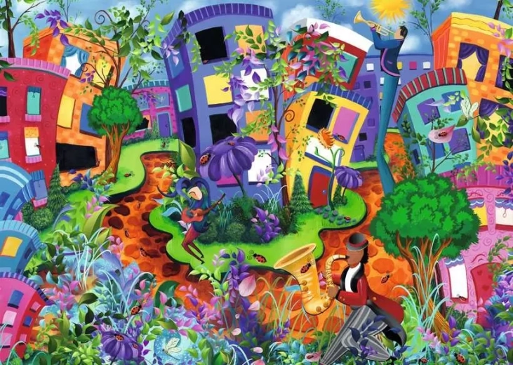 Puzzle Apstraktni svijet bubamara 1000 dijelova RAVENSBURGER