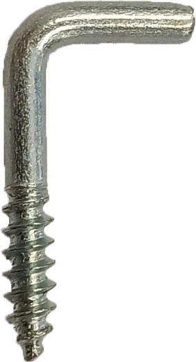 Skoba s navojem za drvo 40 × 3 mm, pocinčana (200 kom)