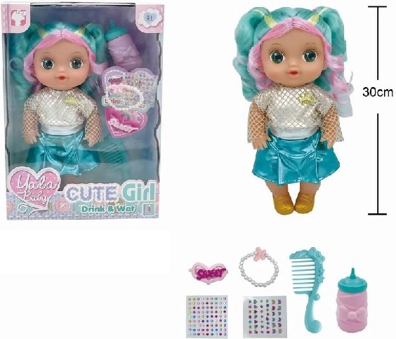 Lutka 30 cm s dodacima