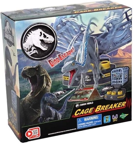 Epoch Jurassic World Cage breaker – interaktivna igra s dinosaurom