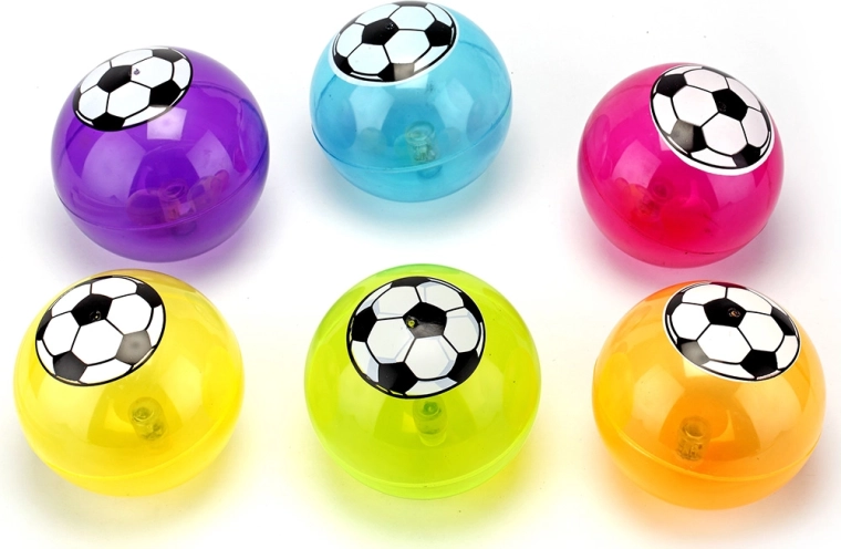 Skakaća nogometna lopta s LED svjetlima 105 mm