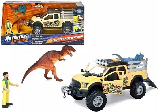 Adventure Force džip i dinosaurus sa svjetlom i zvukom