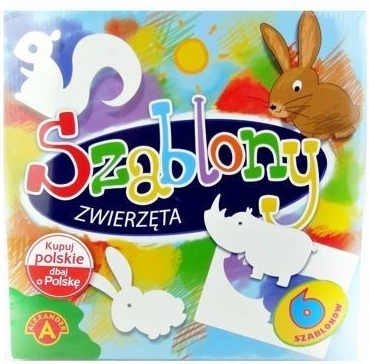 Kreativni set Szablony Životinje