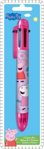 Kuglična olovka 6 boja PEPPA PRAŠČIĆ