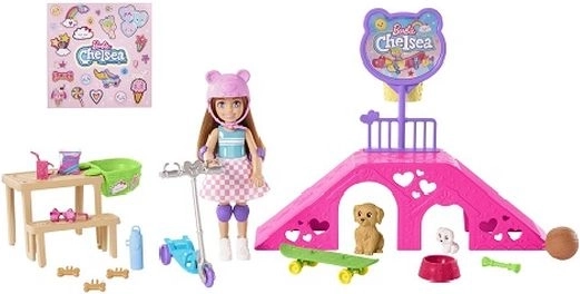 Barbie Chelsea skatepark igraći set