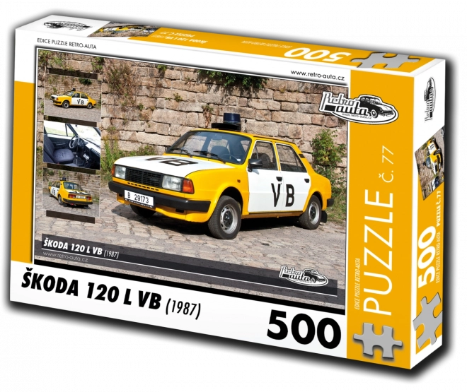 Puzzle Retro-auta Škoda 120 L VB (1987) – 500 dijelova