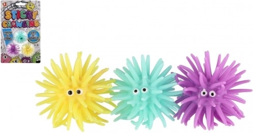 Ljepljive puzajuće loptice 3 kom – silikonske loptice za staklo 4 cm