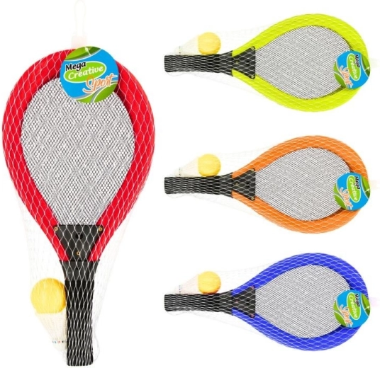 Dječji set plažnih reketa s lopticom i košaricom