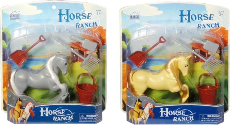 Figurica konjića s kompletom za čišćenje grive i repa