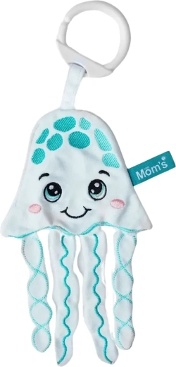 Crinkly hanging fabric toy Jellyfish for babies 0+ Mom's Care