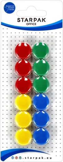 Color magnets set 22 mm - 12 pcs