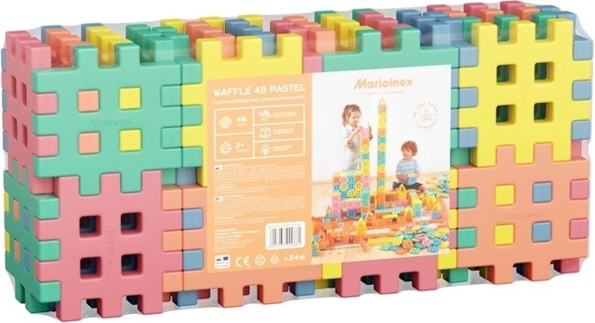 Pastel Building Blocks, 48 Pieces