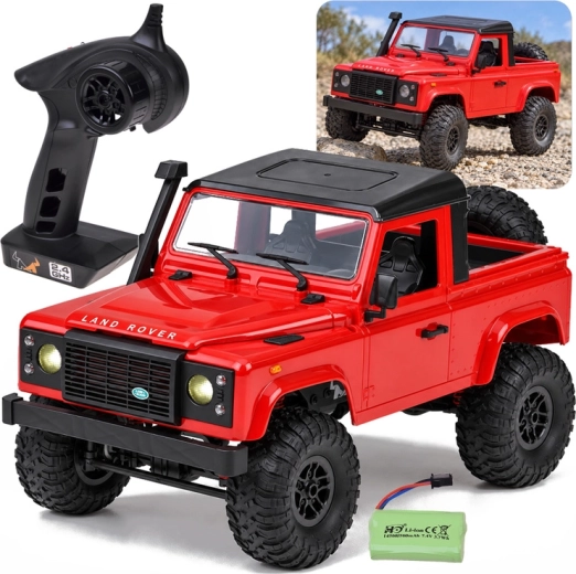 Daljinski upravljani terenski model Land Rover Defender Pickup 4x4 u mjerilu 1:12