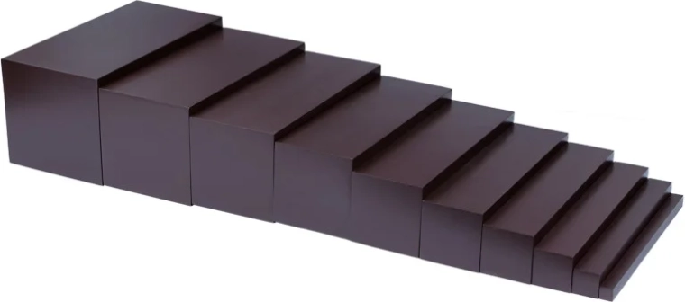Moyo Montessori Brown Stair made of beech wood
