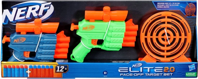 Nerf Elite 2.0 Face-Off set s metom i 2 blastera