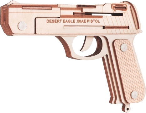 Drvene 3D puzzle Pištolj Desert Eagle
