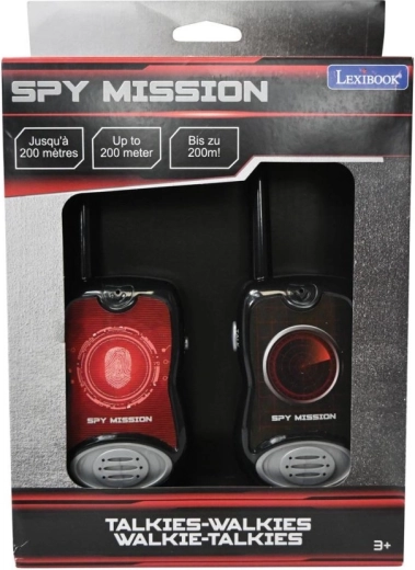 Dječije walkie-talkie Lexibook SPY MISSION s dometom 200 m