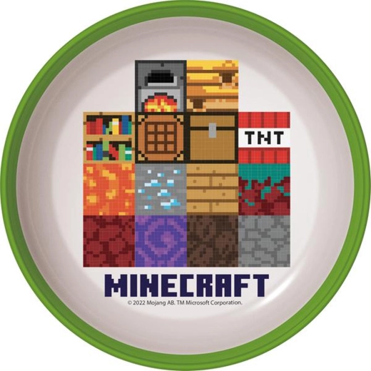 Plastična zdjela Minecraft 300 ml s protukliznim dnom