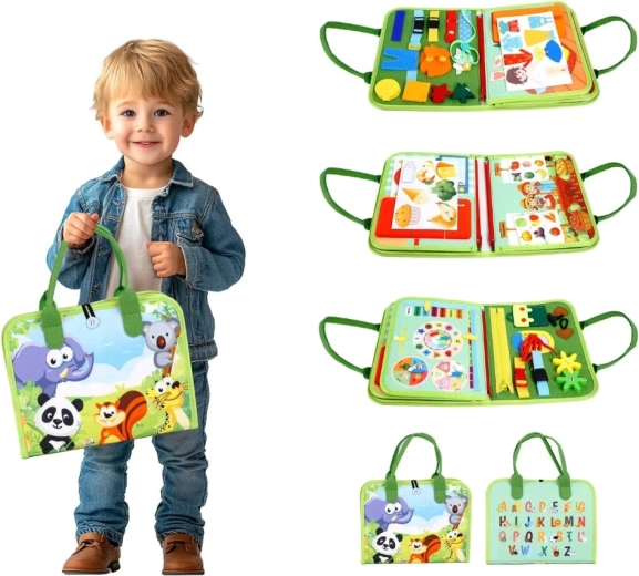 2Kids Toys Safari Sensory Busy Book