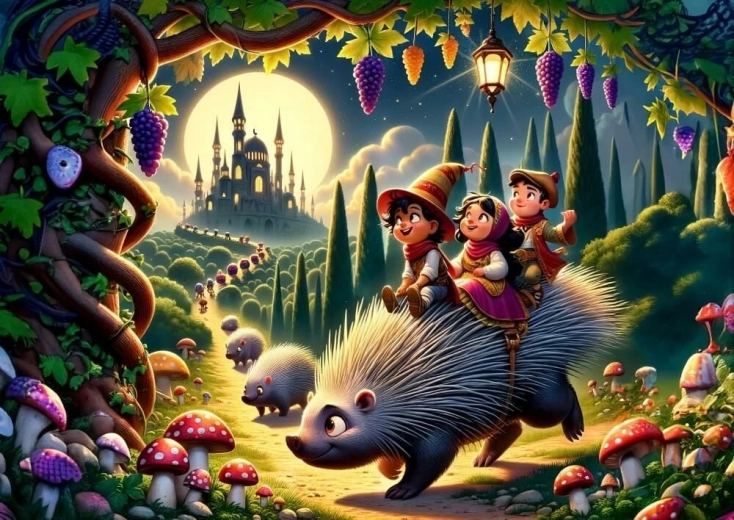 Slagalica Ježić i prijatelji 200 dijelova