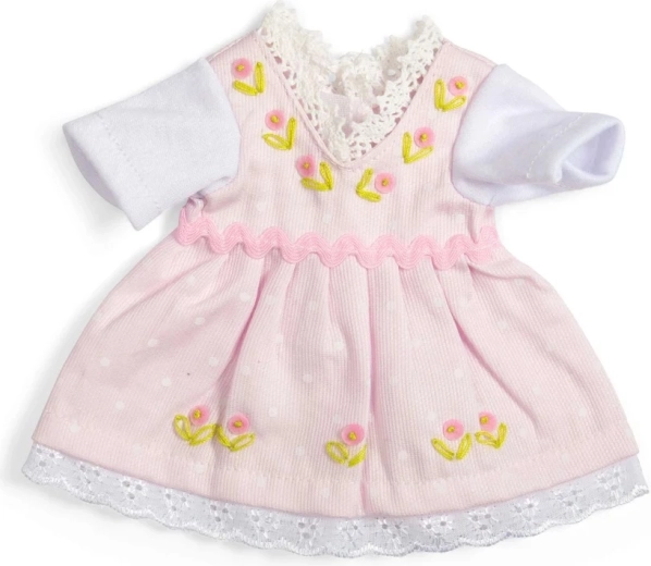 Bigjigs Toys ružičasta haljina s bijelom majicom za lutku 28 cm