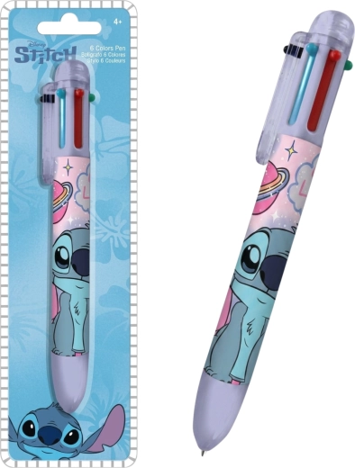 Six-color Lilo & Stitch pen, purple - 1 piece