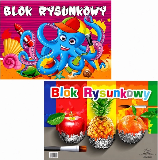 Bijeli blok za crtanje A3 19 listova 80 g PROTOS