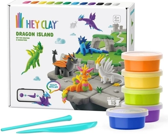 HeyClay Dragon Island – Creative Modeling Clay Set