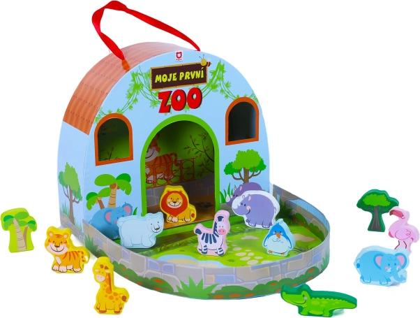 Moja drvena zoološka u kovčežiću