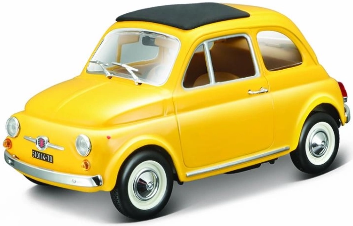 Bburago 1:24 Fiat 500 F 1965 Žuti