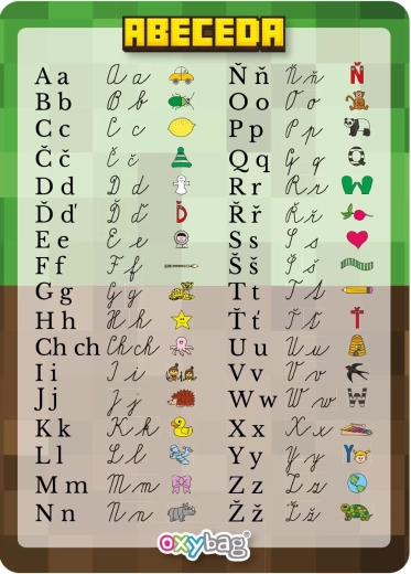 Playworld A4 Educational Card – Alphabet