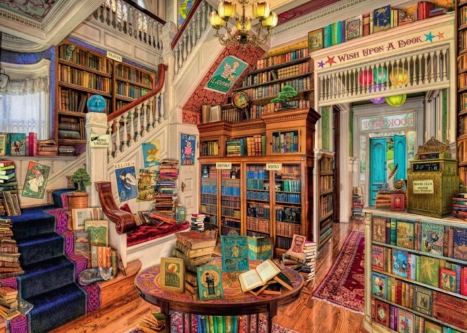 Ravensburger puzzle The Fantasy Bookshop 1000 dijelova